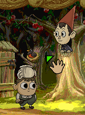 Over the Garden Wall game screencap, link to itch.io
